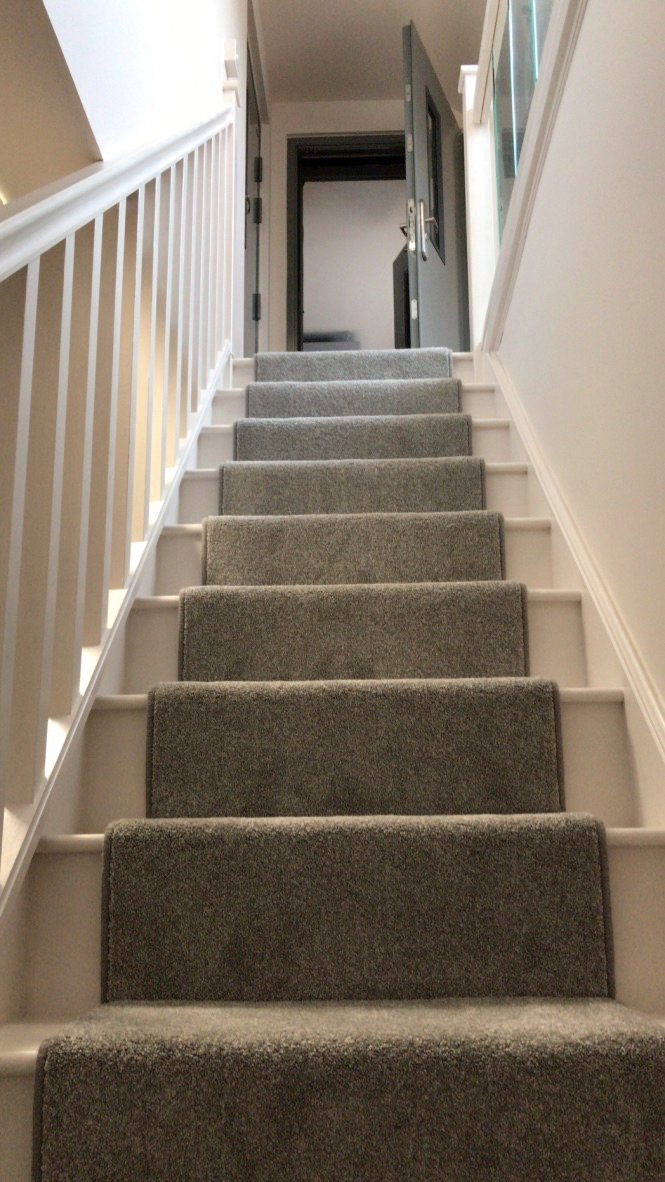 Studio staircase and hall